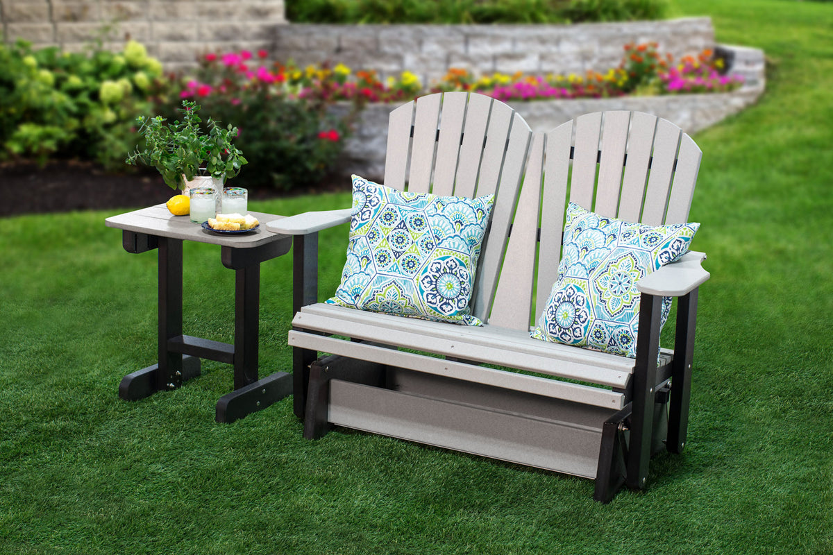 Outdoor double best sale glider chair